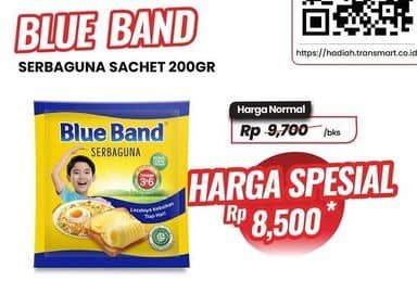 Promo Harga Blue Band Margarine Serbaguna 200 gr - Carrefour