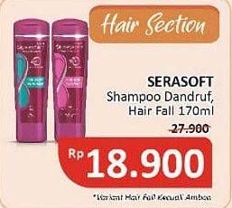 Promo Harga Serasoft Shampoo Anti Dandruff, Hairfall Treatment 170 ml - Alfamidi