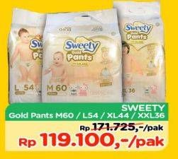 Promo Harga Sweety Gold Pants M60, L54, XL44, XXL36  - TIP TOP