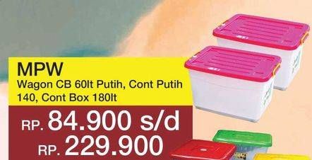 Promo Harga MPW Wagon Container Putih 140000 ml - Yogya