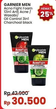 Promo Harga Garnier Men Facial Foam  - Indomaret