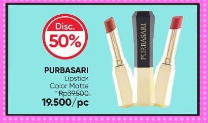 Promo Harga Purbasari Lipstick Color Matte 4 gr - Guardian