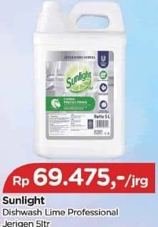 Promo Harga Sunlight Pencuci Piring Jeruk Nipis 100 5000 ml - TIP TOP