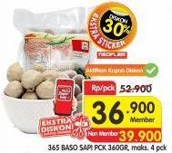 Promo Harga 365 Baso Sapi 360 gr - Superindo