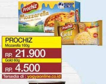 Promo Harga Prochiz Keju Mozzarella 160 gr - Yogya