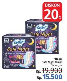 Promo Harga Charm Safe Night Gathers 35cm 12 pcs - LotteMart