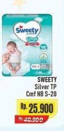 Promo Harga Sweety Silver Comfort Perekat NB-S20 20 pcs - Alfamart