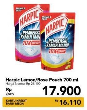 Promo Harga HARPIC Pembersih Kamar Mandi Lime, Rose 700 ml - Carrefour