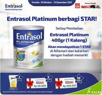 Promo Harga ENTRASOL Platinum Vanilla 400 gr - Alfamart