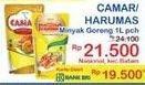Promo Harga CAMAR/HARUMAS Minyak Goreng 1L Pouch  - Indomaret