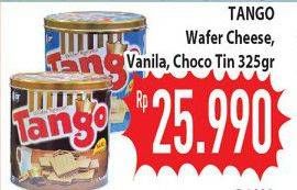 Promo Harga TANGO Wafer Chocolate, Vanilla Milk, Cheese 300 gr - Hypermart