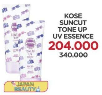 Promo Harga KOSE Cosmeport Suncut Tone Up UV Essence  - Watsons
