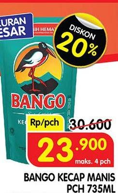 Promo Harga BANGO Kecap Manis 735 ml - Superindo