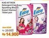 Promo Harga Attack Easy Detergent Liquid Sparkling Blooming, Sweet Glamour 750 ml - Indomaret