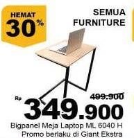 Promo Harga BIG PANEL Meja Laptop ML6040H  - Giant