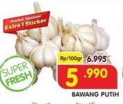 Promo Harga Bawang Putih per 100 gr - Superindo