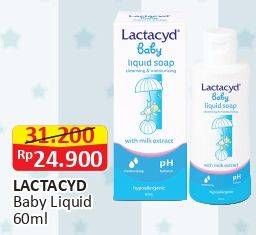 Promo Harga LACTACYD Baby Liquid Soap 60 ml - Alfamart