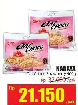 Promo Harga NARAYA Oat Choco Strawberry 400 gr - Hari Hari