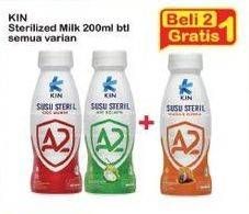 Promo Harga KIN Susu Steril 200 ml - Indomaret