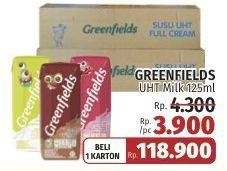 Promo Harga Greenfields UHT 125 ml - LotteMart