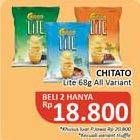 Promo Harga Chitato Lite Snack Potato Chips All Variants 68 gr - Alfamidi