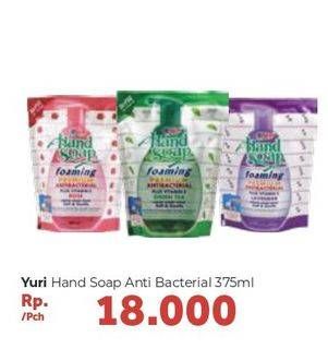 Promo Harga YURI Hand Soap Foaming 375 ml - Carrefour