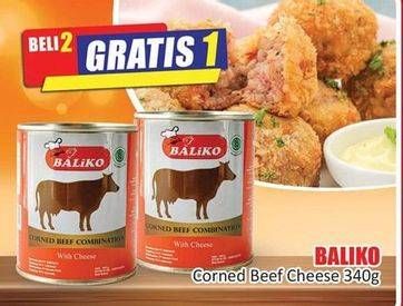 Promo Harga BALIKO Corned Beef Cheese 340 gr - Hari Hari