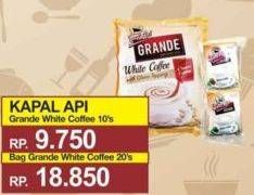 Promo Harga KAPAL API Grande White Coffee Sachet/Bag  - Yogya