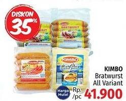 Promo Harga KIMBO Bratwurst All Variants  - LotteMart