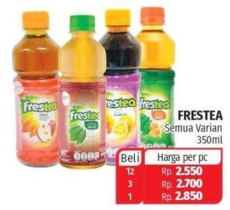 Promo Harga FRESTEA Minuman Teh Apple, Green Honey, Markisa, Original 350 ml - Lotte Grosir