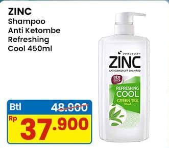 Promo Harga Zinc Shampoo Refreshing Cool 450 ml - Indomaret