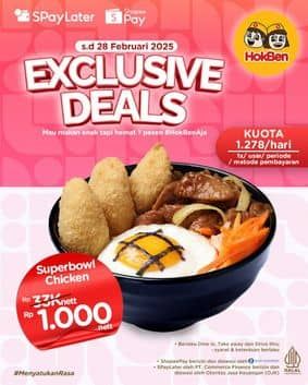 Promo Harga Exclusive Deals  - HokBen