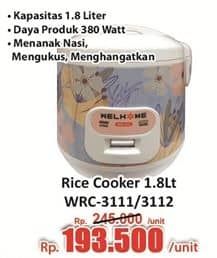 Promo Harga Welhome WRC-3111/3112  - Hari Hari