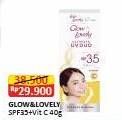 Promo Harga Glow & Lovely (fair & Lovely) Ultimate UV Duo Vitamin C SPF 35 Pa+++  40 gr - Alfamart
