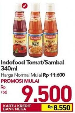Promo Harga Indofood Tomat/Sambal  - Carrefour
