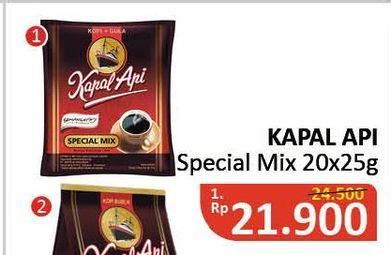 Promo Harga Kapal Api Kopi Bubuk Special Mix per 20 sachet 25 gr - Alfamidi