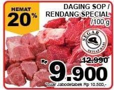 Promo Harga Daging Sop/ Rendang  - Giant