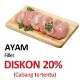 Promo Harga Ayam Fillet per 100 gr - Yogya