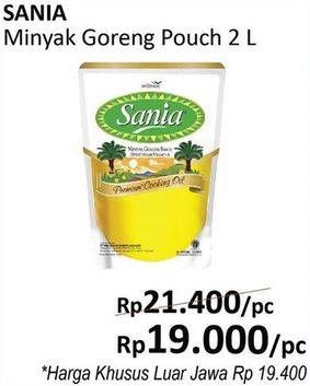 Promo Harga SANIA Minyak Goreng 2 ltr - Alfamidi