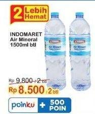 Promo Harga INDOMARET Air Mineral 1500 ml - Indomaret