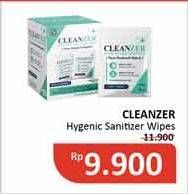 Promo Harga CLEANZER Hygenic Sanitizer Wipes 10 pcs - Alfamidi