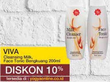 Promo Harga Viva Cleansing Milk, Face Tonic Bengkuang 200ml  - Yogya