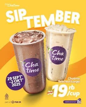 Promo Harga Siptember  - Chatime
