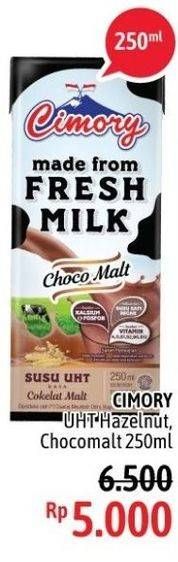Promo Harga CIMORY Fresh Milk Hazelnut, Chocolate 250 ml - Alfamidi