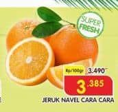 Jeruk Navel per 100 gr Diskon 3%, Harga Promo Rp3.385, Harga Normal Rp3.490