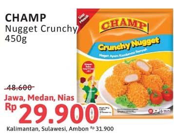 Promo Harga Champ Nugget Crunchy Nugget 450 gr - Alfamidi