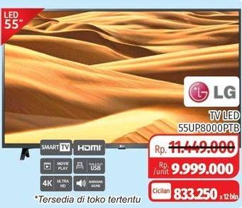 Promo Harga LG 55UP8000PTB  - Lotte Grosir