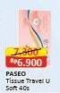 Promo Harga Paseo Facial Tissue Ultra Soft 40 sheet - Alfamart