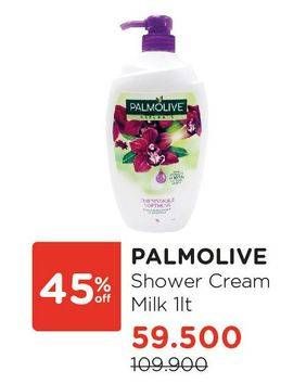 Promo Harga PALMOLIVE Naturals Shower Milk 1 ltr - Watsons