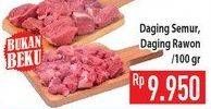 Promo Harga Daging Semur/ Daging Rawon per 100 gr - Hypermart